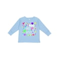 thumbnail image 1 of Inktastic 100 Days of School Pastel Stars Boys or Girls Long Sleeve Toddler T-Shirt, 1 of 5