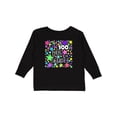 thumbnail image 1 of Inktastic 100 Days of School Pastel Stars Boys or Girls Long Sleeve Toddler T-Shirt, 1 of 5