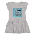 thumbnail image 1 of Inktastic 100 Days of School Stars in Blue Girls Toddler Dress, 1 of 5