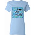 thumbnail image 1 of Inktastic 100 Days of School Stars in Blue Women's T-Shirt, 1 of 5