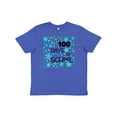 thumbnail image 1 of Inktastic 100 Days of School Stars in Blue Youth T-Shirt, 1 of 5