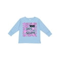 thumbnail image 1 of Inktastic 100 Days of School Stars in Pink Boys or Girls Long Sleeve Toddler T-Shirt, 1 of 5