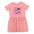 thumbnail image 1 of Inktastic 100 Days of School Stars in Pink Girls Toddler Dress, 1 of 5