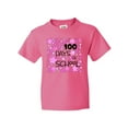 thumbnail image 1 of Inktastic 100 Days of School Stars in Pink Youth T-Shirt, 1 of 5
