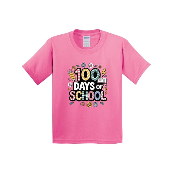 Inktastic 100 Days of School Youth T-Shirt