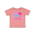 thumbnail image 1 of Inktastic 100 Days of School in Pink and Purple with Crown Girls Baby T-Shirt, 1 of 5