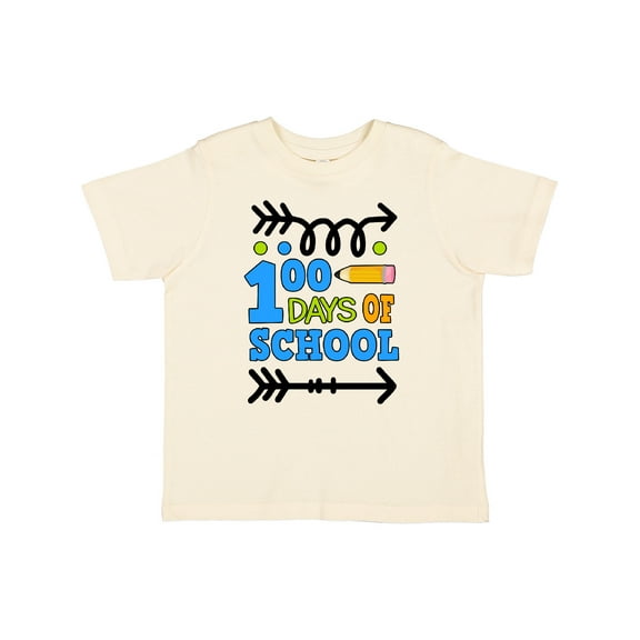 Inktastic 100 Days of School with Arrows Boys or Girls Toddler T-Shirt