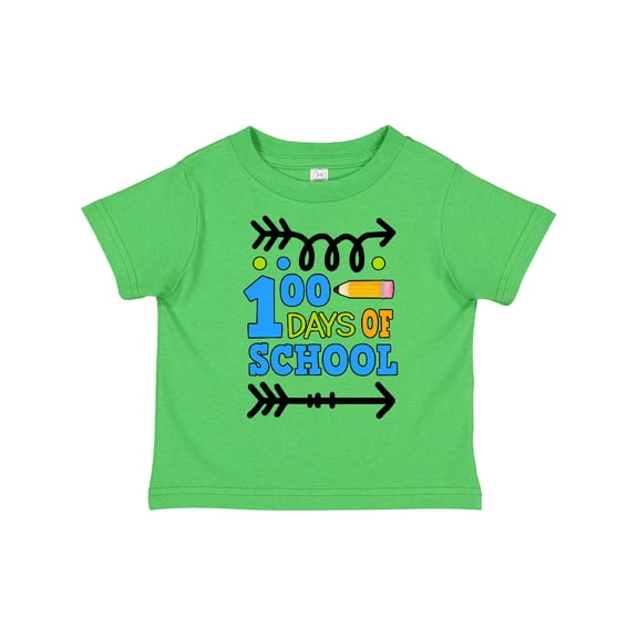 Inktastic 100 Days of School with Arrows Boys or Girls Toddler T-Shirt