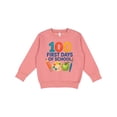 thumbnail image 1 of Inktastic 100 First Days of School Colorful Art Palette Toddler Sweatshirt, 1 of 4