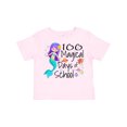 thumbnail image 1 of Inktastic 100 Magical Days of School with Blue Mermaid and Fish Boys or Girls Toddler T-Shirt, 1 of 5