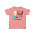 thumbnail image 1 of Inktastic 100 Magical Days of School with Blue Mermaid and Fish Boys or Girls Toddler T-Shirt, 1 of 5