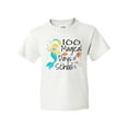 thumbnail image 1 of Inktastic 100 Magical Days of School with Blue Mermaid and Fish Youth T-Shirt, 1 of 5