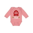 thumbnail image 1 of Inktastic 100 Percent Farm Kid Boys or Girls Long Sleeve Baby Bodysuit, 1 of 5