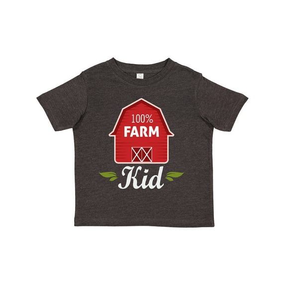 Inktastic 100 Percent Farm Kid Boys or Girls Toddler T-Shirt