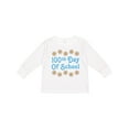 thumbnail image 1 of Inktastic 100th Day Of School Party Girls Long Sleeve Toddler T-Shirt, 1 of 5