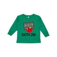 thumbnail image 1 of Inktastic 100th Day School Party Boys or Girls Long Sleeve Toddler T-Shirt, 1 of 5