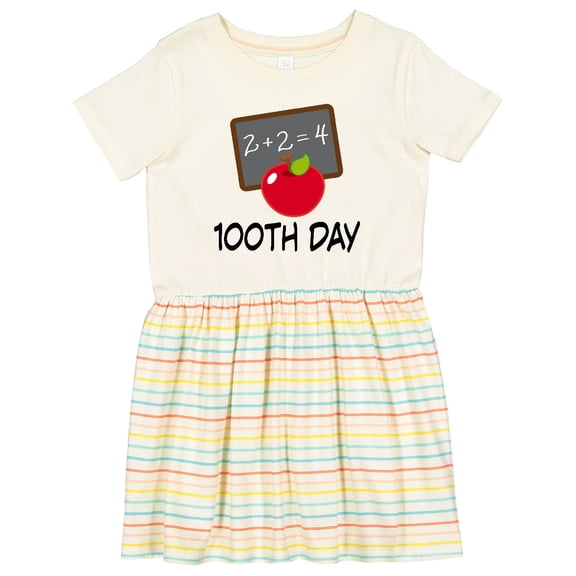 Inktastic 100th Day School Party Girls Toddler Dress