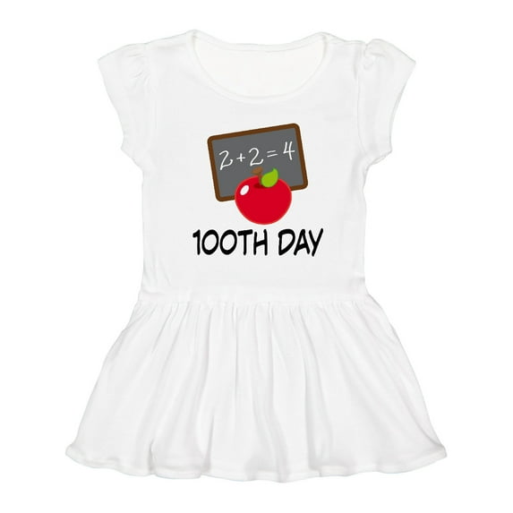 Inktastic 100th Day School Party Girls Toddler Dress