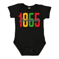 Inktastic 1865 Juneteenth Boys or Girls Baby Bodysuit