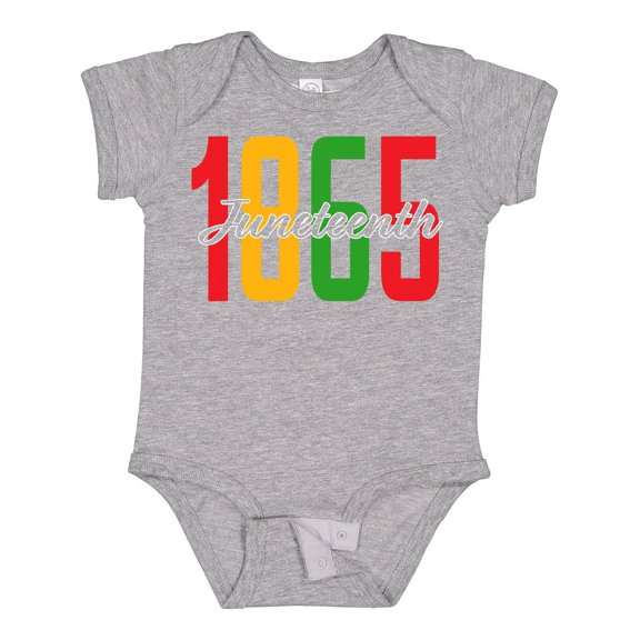 Inktastic 1865 Juneteenth Boys or Girls Baby Bodysuit