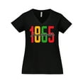thumbnail image 1 of Inktastic 1865 Juneteenth Women's Plus Size V-Neck T-Shirt, 1 of 5
