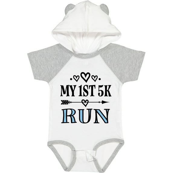 Inktastic 1st 5K Race Running Fitness Girls Baby Bodysuit