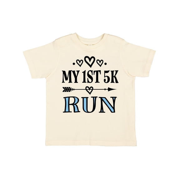 Inktastic 1st 5K Race Running Fitness Girls Toddler T-Shirt