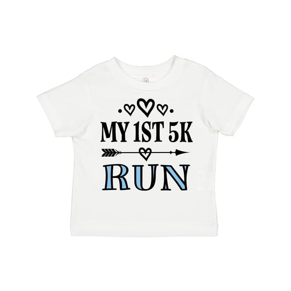 Inktastic 1st 5K Race Running Fitness Girls Toddler T-Shirt