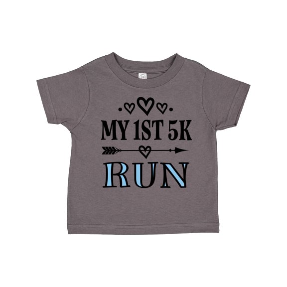 Inktastic 1st 5K Race Running Fitness Girls Toddler T-Shirt