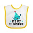 thumbnail image 1 of Inktastic 1st Birthday 1 Year Old Boys or Girls Baby Bib, 1 of 4