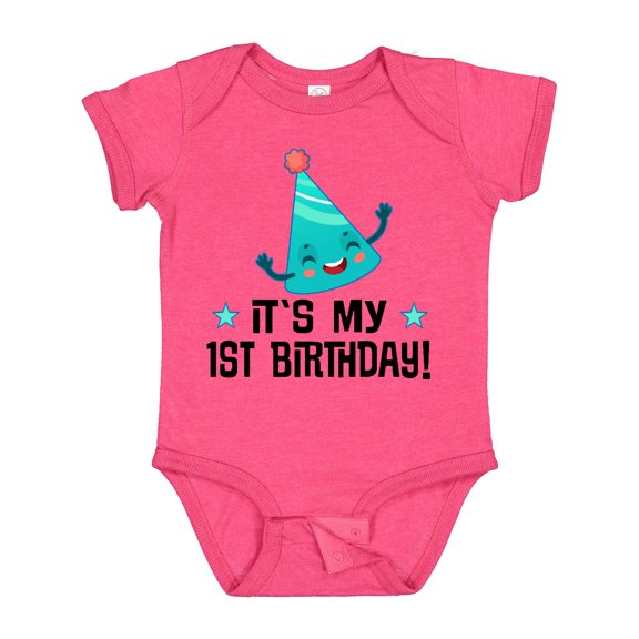Inktastic 1st Birthday 1 Year Old Boys or Girls Baby Bodysuit