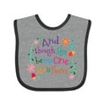 thumbnail image 1 of Inktastic 1st Birthday 1 Year Old Girl She is Fierce Girls Baby Bib, 1 of 4