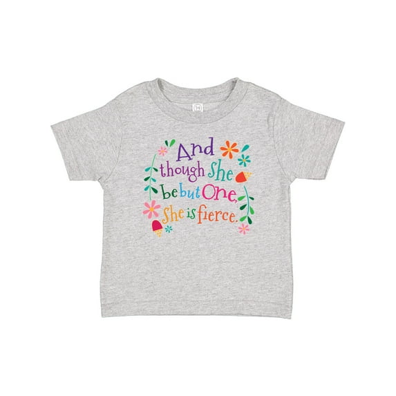 Inktastic 1st Birthday 1 Year Old Girl She is Fierce Girls Baby T-Shirt