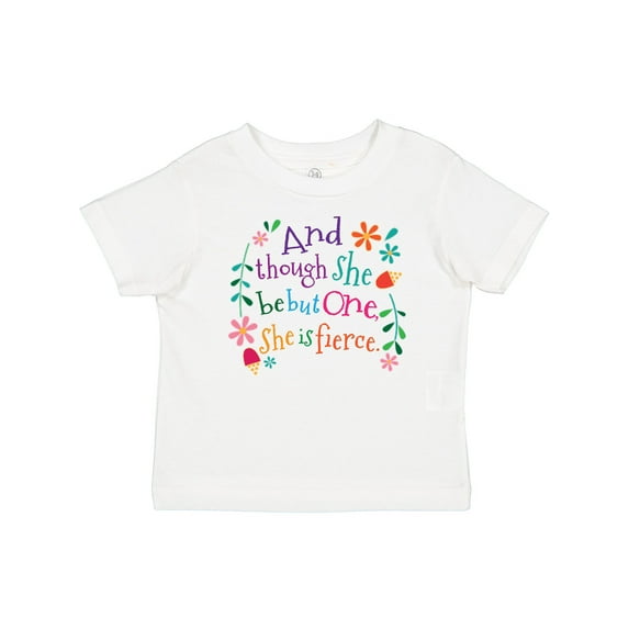 Inktastic 1st Birthday 1 Year Old Girl She is Fierce Girls Baby T-Shirt