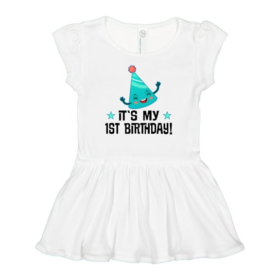 Inktastic 1st Birthday 1 Year Old Girls Baby Dress