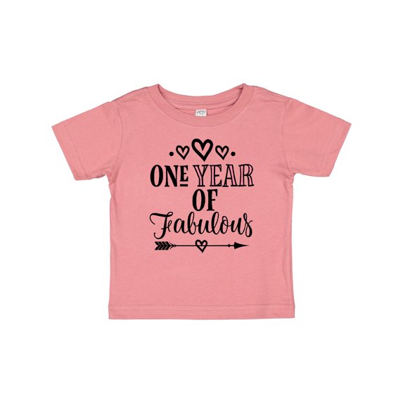 Inktastic 1st Birthday 1 Year of Fabulous Girls Baby T-Shirt