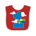thumbnail image 1 of Inktastic 1st Birthday Airplane Pilot 1 Year Boys Boys Baby Bib, 1 of 4