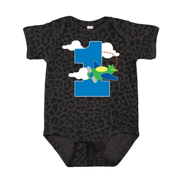 Inktastic 1st Birthday Airplane Pilot 1 Year Boys Boys Baby Bodysuit