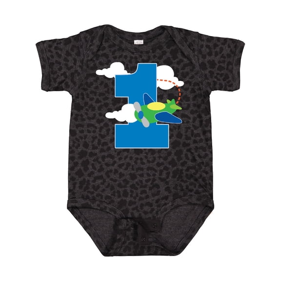 Inktastic 1st Birthday Airplane Pilot 1 Year Boys Boys Baby Bodysuit