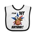 thumbnail image 1 of Inktastic 1st Birthday All Stars Boys Baby Bib, 1 of 4