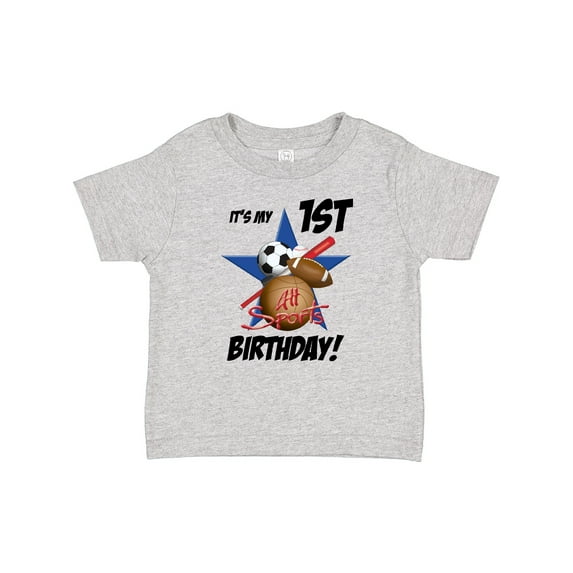 Inktastic 1st Birthday All Stars Boys Baby T-Shirt