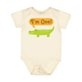 thumbnail image 1 of Inktastic 1st Birthday Alligator Jungle Boys or Girls Baby Bodysuit, 1 of 5