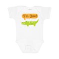thumbnail image 1 of Inktastic 1st Birthday Alligator Jungle Boys or Girls Baby Bodysuit, 1 of 5