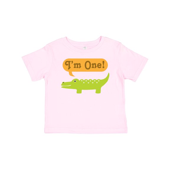 Inktastic 1st Birthday Alligator Jungle Boys or Girls Baby T-Shirt