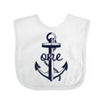 thumbnail image 1 of Inktastic 1st Birthday Anchor Boys or Girls Baby Bib, 1 of 4