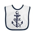 thumbnail image 1 of Inktastic 1st Birthday Anchor Boys or Girls Baby Bib, 1 of 4