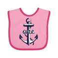 thumbnail image 1 of Inktastic 1st Birthday Anchor Boys or Girls Baby Bib, 1 of 4