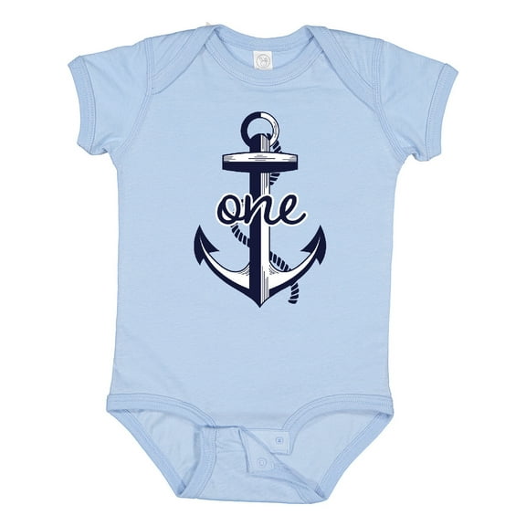 Inktastic 1st Birthday Anchor Boys or Girls Baby Bodysuit