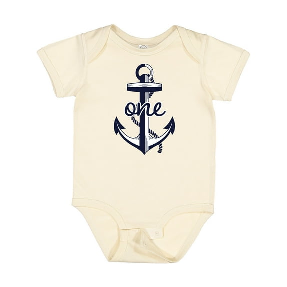 Inktastic 1st Birthday Anchor Boys or Girls Baby Bodysuit
