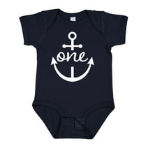 Inktastic 1st Birthday Anchor Nautical Boys or Girls Baby Bodysuit